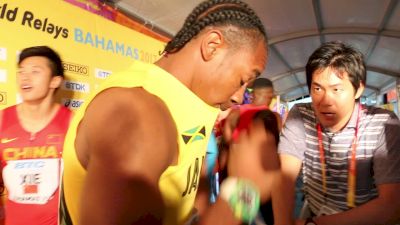 Yohan Blake emotional after Jamaica drops baton in 4x1 prelim