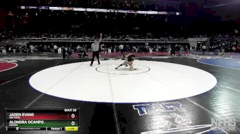 111 lbs Champ. Round 1 - Jaden Evans, Rio Vista vs Alondra Ocampo, Edison