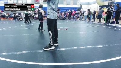 96 lbs Round 1 - Mario Ratliff, Mighty Warriors Wrestling Acad vs Carter Workman, Grizzlies Wrestling Club