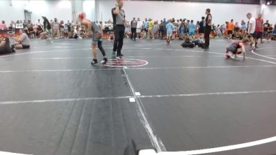 67 lbs Round 3 (4 Team) - David Comes, East TN Wrestling vs Kayleigh Vest, Backyard Brawlers Red