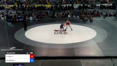 106 lbs Round Of 64 - Serina Catt, MT vs Madisyn Mikels, IN