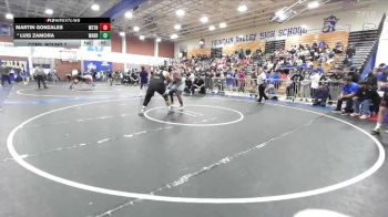 285 lbs Cons. Round 7 - Luis Zamora, Warren vs Martin Gonzales, Western