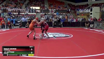 100 lbs Cons. Round 1 - Bailey George, Hoisington vs Jo Hottman, Abilene