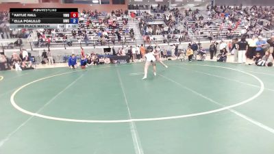 72 kg 3rd Place Match - Kaylie Hall, Vision Wrestling vs Ella Poalillo, Iron Horse Wrestling Club