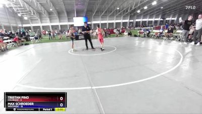 100 lbs Round 2 (8 Team) - Tristan Pino, Colorado vs Max Schroeder, Wisconsin