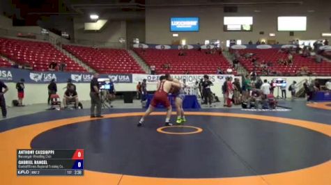 120 Quarters - Anthony Cassioppi, Hononegah Wrestling Club vs Gabriel Rangel, Central Illinois Regional Training Center