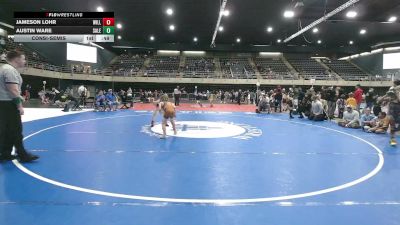 75 lbs Consolation - Jameson Lohr, Williamsburg vs Austin Ware, Salem