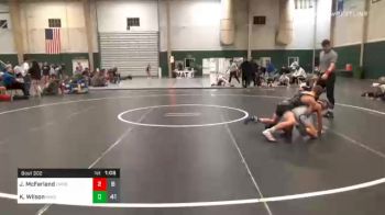 102 lbs Semifinal - Jakson McFarland, Columbus Wrestling Org. vs KirK Wilson, MIDWEST DESTROYERS