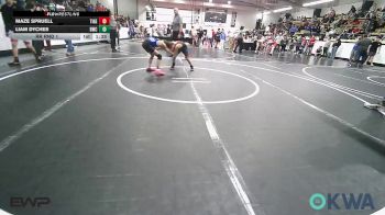 80 lbs Rr Rnd 1 - Maze Spruell, Tiger Trained Wrestling vs Liam Dyches, Bartlesville Wrestling Club