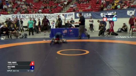 74 Rd of 16 - Tyrel White, Columbia University vs Kyle Dake, TMWC