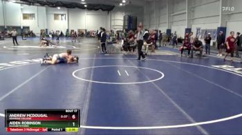 157 lbs Champ. Round 1 - Aiden Robinson, Elizabethtown vs Andrew McDougal, Roanoke College