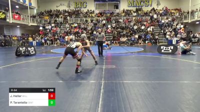 127 lbs R-64 - Jack Heller, Williamsport vs Patrick Tarantella, Central Mountain