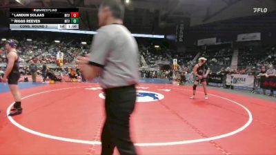 3A-165 lbs Cons. Round 3 - Riggs Reeves, Mountain View vs Landon Solaas, Mountain View