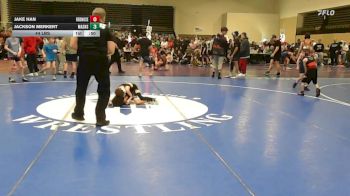 44 lbs Rr Rnd 4 - Jake Han, RedNose Wrestling School - K3 vs Jackson Merkert, Mat Assassins - K3