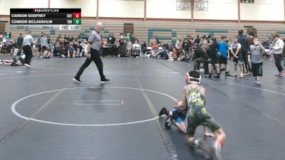 48 lbs Round 4 (8 Team) - Carson Godfrey, The Outsiders vs Connor McLaughlin, Team Blue Hen