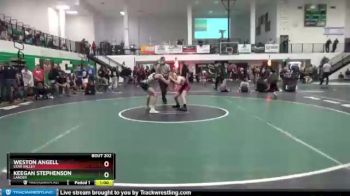 120 lbs Cons. Round 2 - Keegan Stephenson, Lander vs Weston Angell, Star Valley