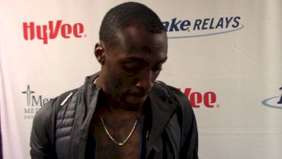 Michael Stigler uses fast finish to claim Drake Relays victory