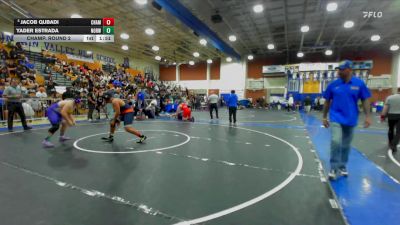 215 lbs Champ. Round 2 - Jacob Qubadi, Chaminade vs Yader Estrada, Norwalk