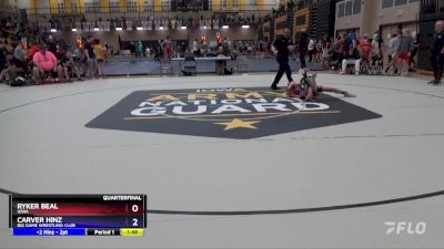 97 lbs Quarterfinal - Ryker Beal, Iowa vs Carver Hinz, Big Game Wrestling Club