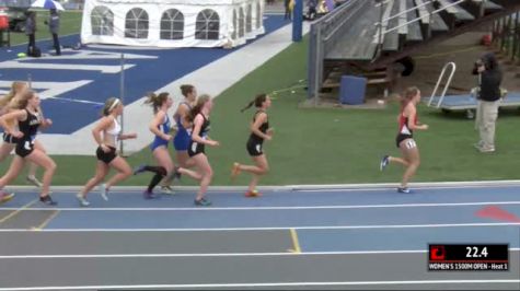 Women's 1500m Open, Heat 1