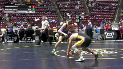 133 lbs Consi 4 - Drew Scherer, Boiling Springs vs Brayden Sigle, Downingtown West