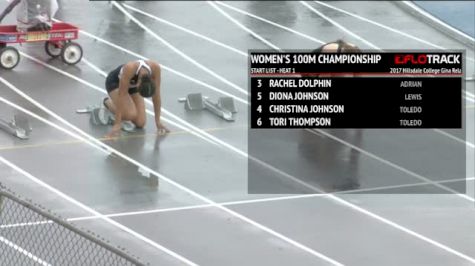 Women's 100m Championship, Heat 1