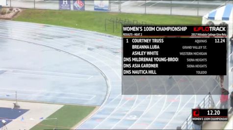 Women's 100m Championship, Heat 2