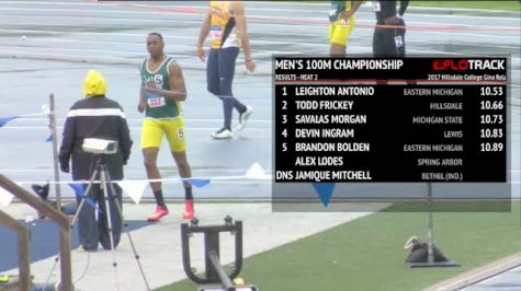 Men's 100m Championship, Heat 2