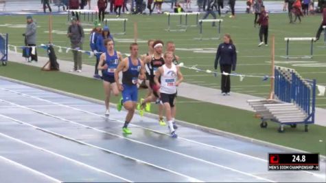 Men's 800m Championship, Heat 1