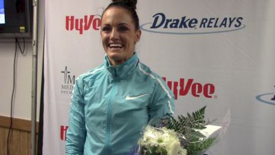 Georganne Moline comes back from injury to win Drake Relays