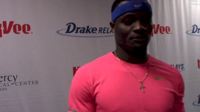 Omar McLeod celebrates his birthday weekend with another Drake Relays record