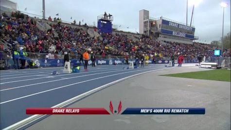 Pro Men's 400m, Final - LaShawn Merritt over a deep field