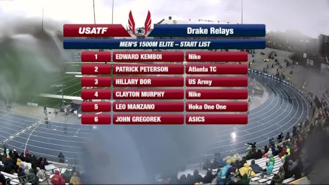Pro Men's 1500m, Final - Clayton Murphy battles Johnny Gregorek