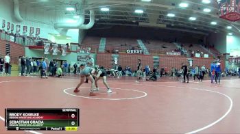 100 lbs Semifinal - Sebastian Gracia, Region Wrestling Academy vs Brody Koselke, Region Wrestling Academy