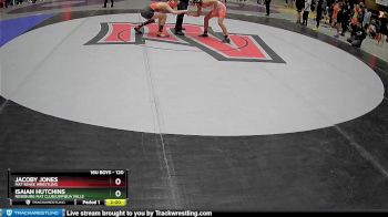 120 lbs Champ. Round 1 - Jacoby Jones, Mat Sense Wrestling vs Isaiah Hutchins, Roseburg Mat Club/Umpqua Valle