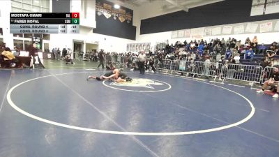 144 lbs Cons. Round 4 - Mostafa Omari, Bishop Alemany vs Fares Nofal, Corona Del Mar
