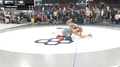 120 lbs Cons. Sub-rd Of 32 - Wade Stubbs, Kansas vs Kaden Sergio, Iowa