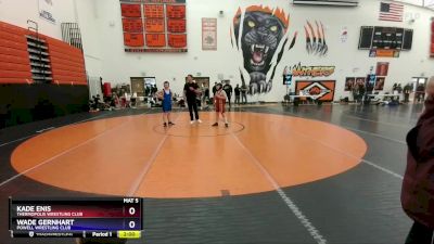 135 lbs Round 5 - Kade Enis, Thermopolis Wrestling Club vs Wade Gernhart, Powell Wrestling Club