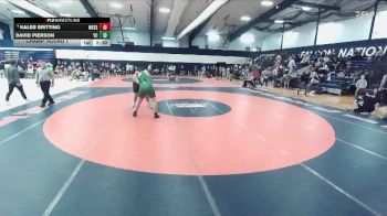 285 lbs Champ. Round 1 - David Pierson, York vs Kaleb Britting, Messiah