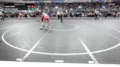 140 lbs Quarterfinal - Chase Jenny, Cwo vs Devon Fuselier, Independence Youth