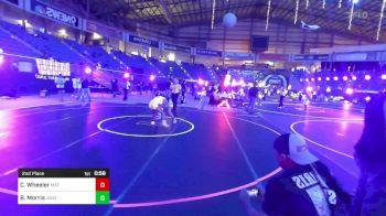 116 lbs 2nd Place - Charlie Wheeler, Mat Rats Rebooted vs Brinnley Morris, Unattached