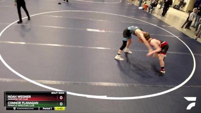 110 lbs Cons. Round 5 - Noah Wegner, SHAKOPEE MAT CLUB vs Connor Flanagan, Pinnacle Wrestling Club