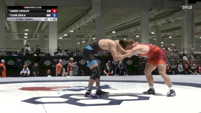 97 lbs Cons. Semis - Aiden Cooley, Best Trained Wrestling vs Cade Ziola, MWC Wrestling Academy
