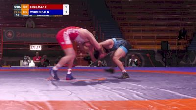 74 kg Quarterfinal - Fazli Eryilmaz, TUR vs Nuerlanbeike Wurenbai, CHN