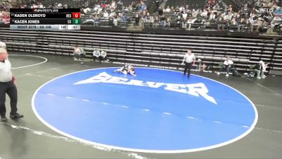 6A 106 lbs Semifinal - Kacen Jones, Corner Canyon vs Kaden Oldroyd, Westlake