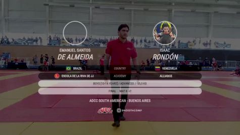 Emanuel Santos De Almeida vs Isaac Rondón 2025 ADCC South American Championship