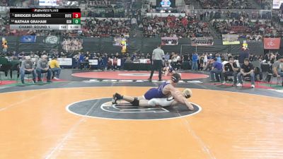 AA - 165 lbs Champ. Round 1 - Bridger Garrison, Butte vs Nathan Graham, Billings Senior High School
