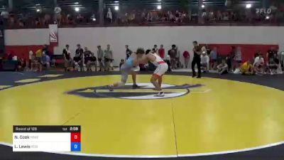 86 kg Round Of 128 - Nicholas Cook, Noke Wrestling RTC vs Landon Lewis, Regional Training Center South