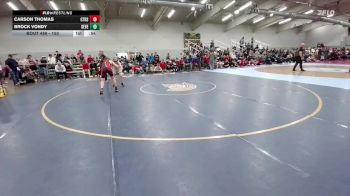 150 lbs Cons. Round 1 - Brock Vondy, Severance vs Carson Thomas, Centaurus