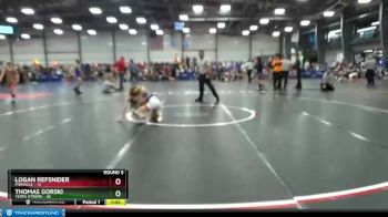 84 lbs Round 5 - Logan Refsnider, PINnacle vs Thomas Gorski, Terps Xtreme
